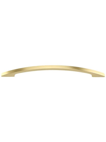 Oval Cabinet Pull - 8'' Center-to-Center in Satin Brass.